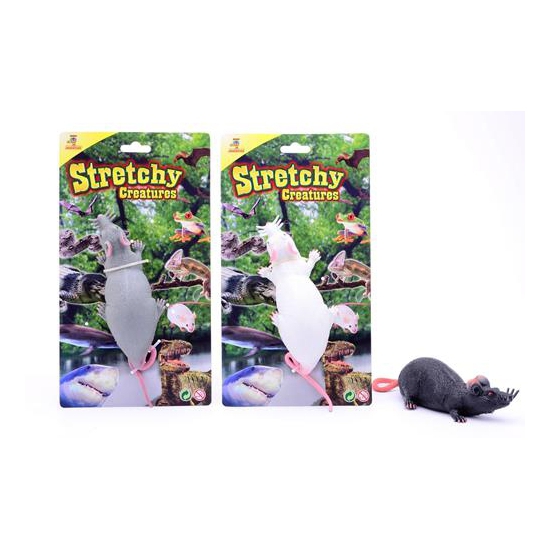 Afbeelding 2x Speelgoed ratten 28 cm door Animals Giftshop