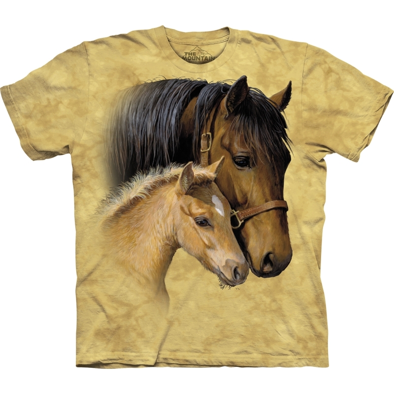 All-over print kids t-shirt met paarden