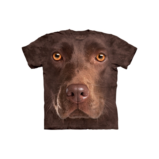 Afbeelding All-over print t-shirt bruine Labrador door Animals Giftshop