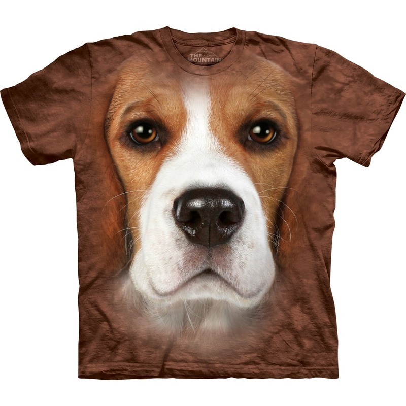 Afbeelding All-over print t-shirt met Beagle hond door Animals Giftshop
