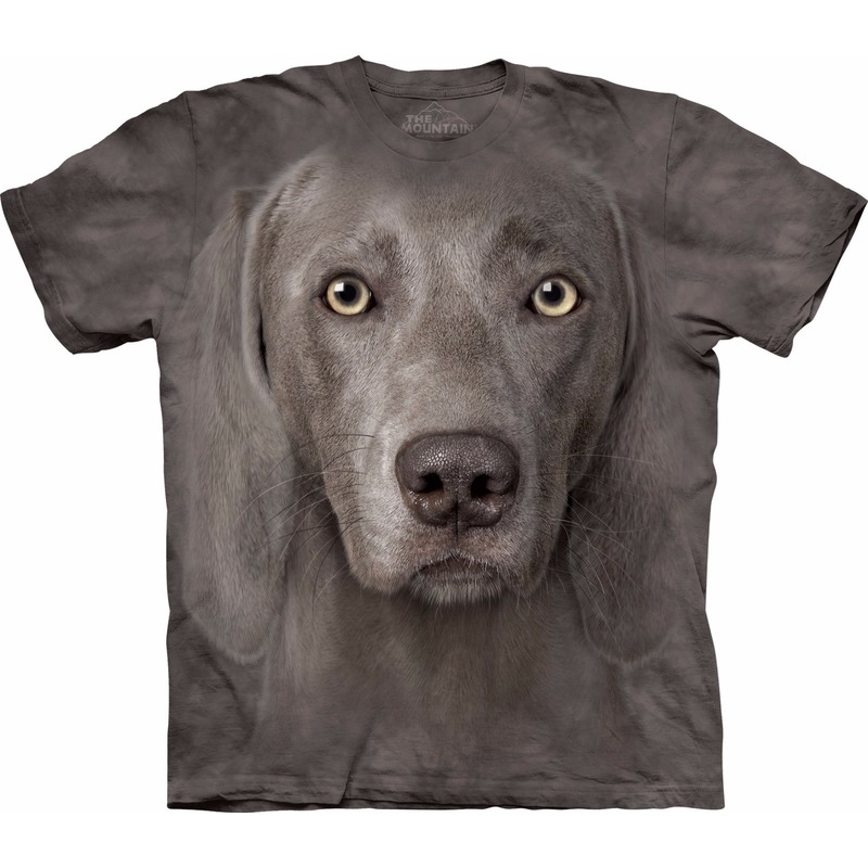 Afbeelding All-over print t-shirt met Weimaraner hond door Animals Giftshop