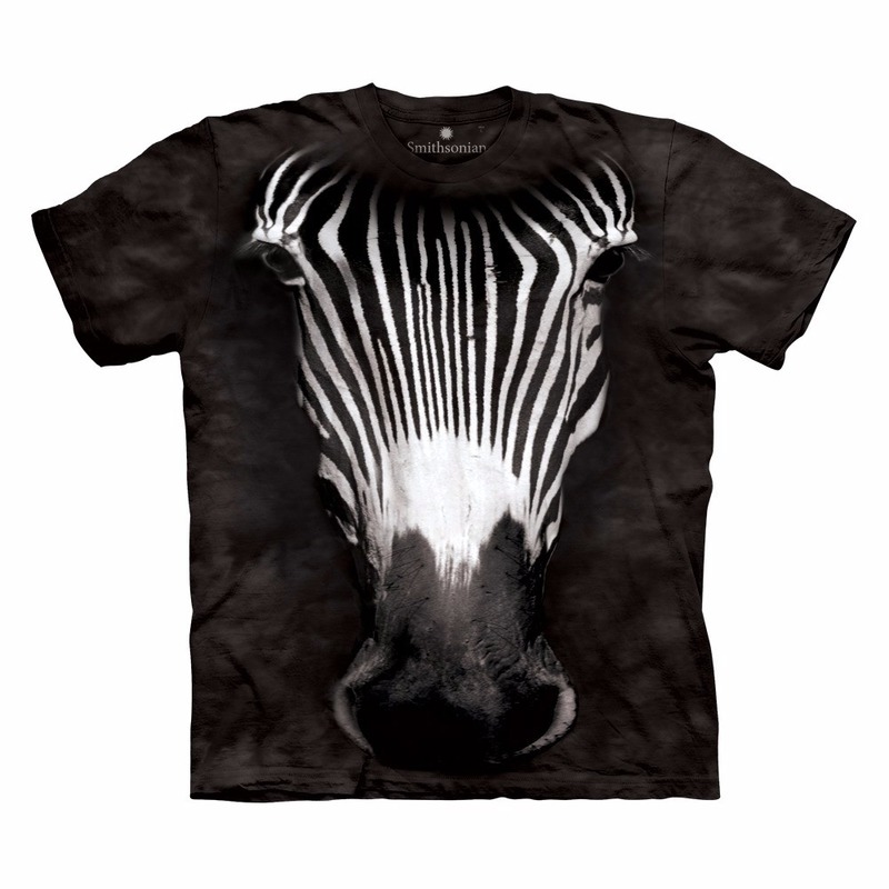 Afbeelding All-over print t-shirt met zebra door Animals Giftshop