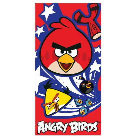 Badlaken Angry Birds 70 x 140 cm