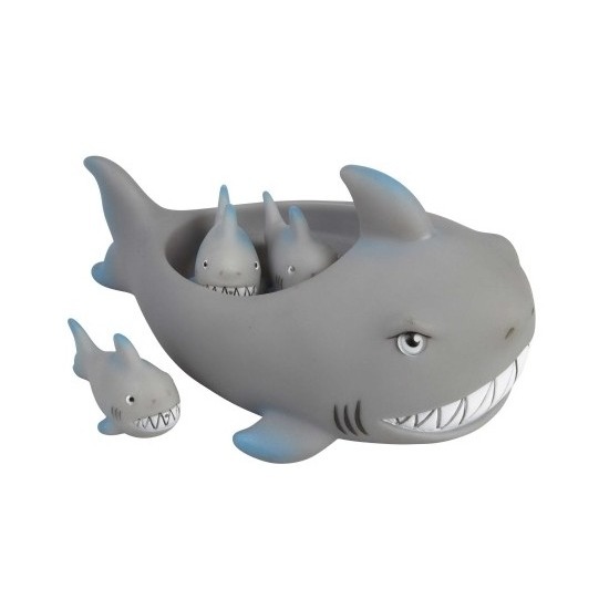 Afbeelding Badspeeltjes set haaien door Animals Giftshop