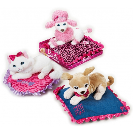 Afbeelding Barbie kinderkamer decoratie witte kat knuffel door Animals Giftshop
