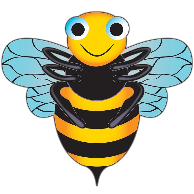 Afbeelding Bijen speel vlieger 76 x 112 cm door Animals Giftshop