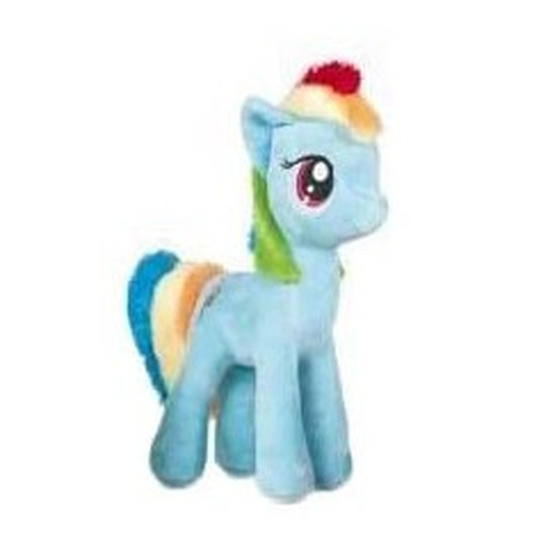 Blauwe My Little Pony Rainbow Dash paarden knuffel van pluche 30 cm