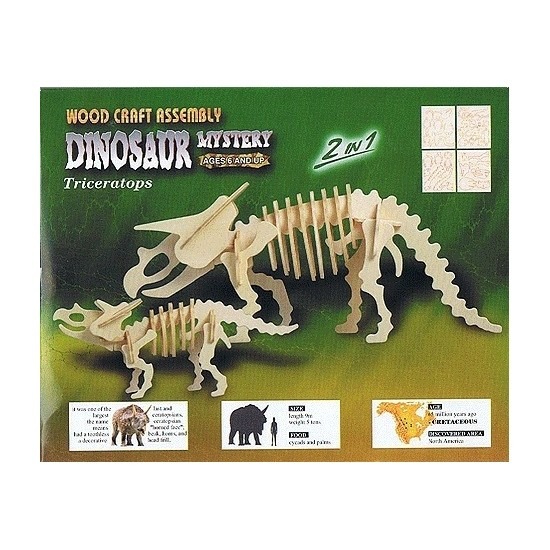 Bouwpakket van 2 dinosauriers