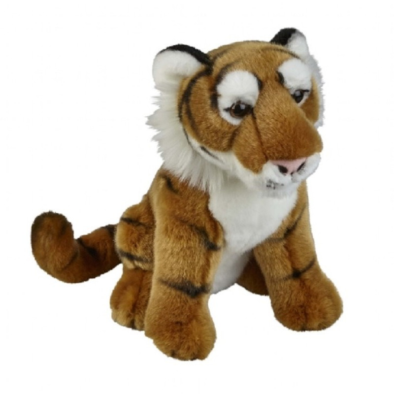 Afbeelding Bruine tijger knuffel 28 cm knuffeldieren door Animals Giftshop