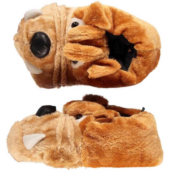 Afbeelding Bulldog pantoffels voor dames door Animals Giftshop