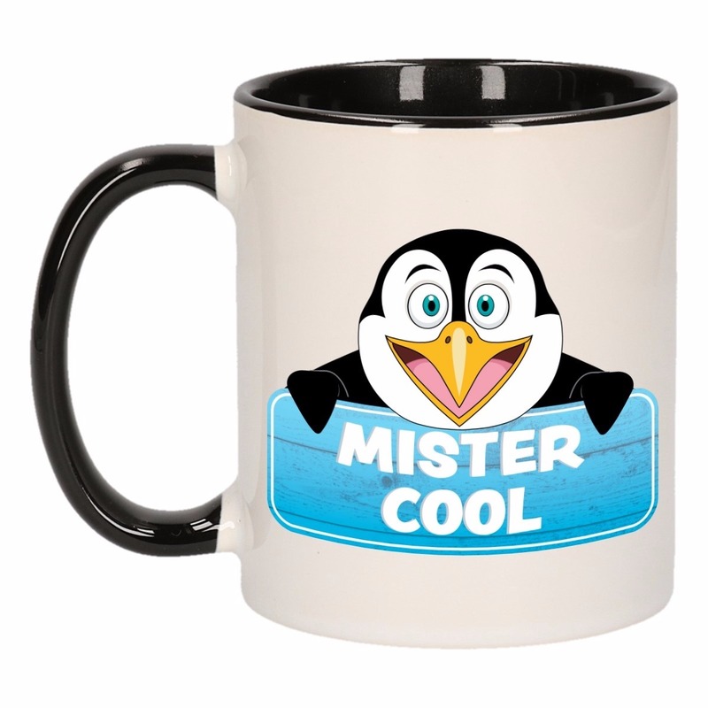 Afbeelding Dieren mok /pinguin beker Mister Cool 300 ml door Animals Giftshop
