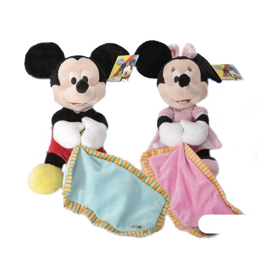 Disney Pluche Minnie Mouse knuffeldoek 25 cm