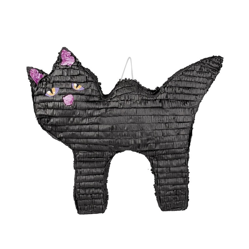Afbeelding Feest pinata zwart katje/poesje 58 cm door Animals Giftshop