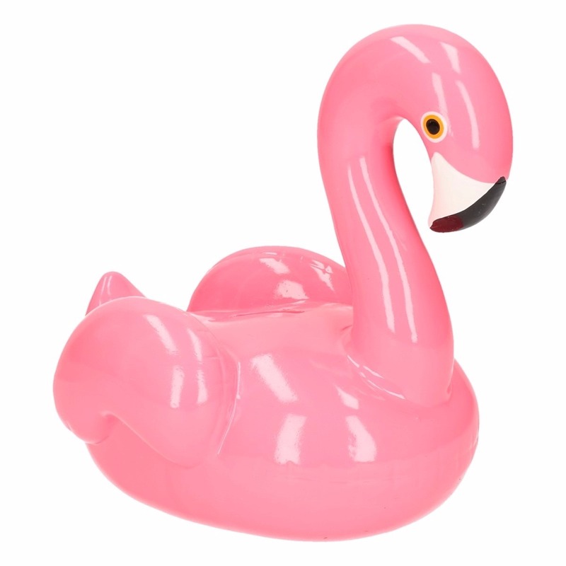 Afbeelding Flamingo spaarpot lichtroze van keramiek 19 cm door Animals Giftshop
