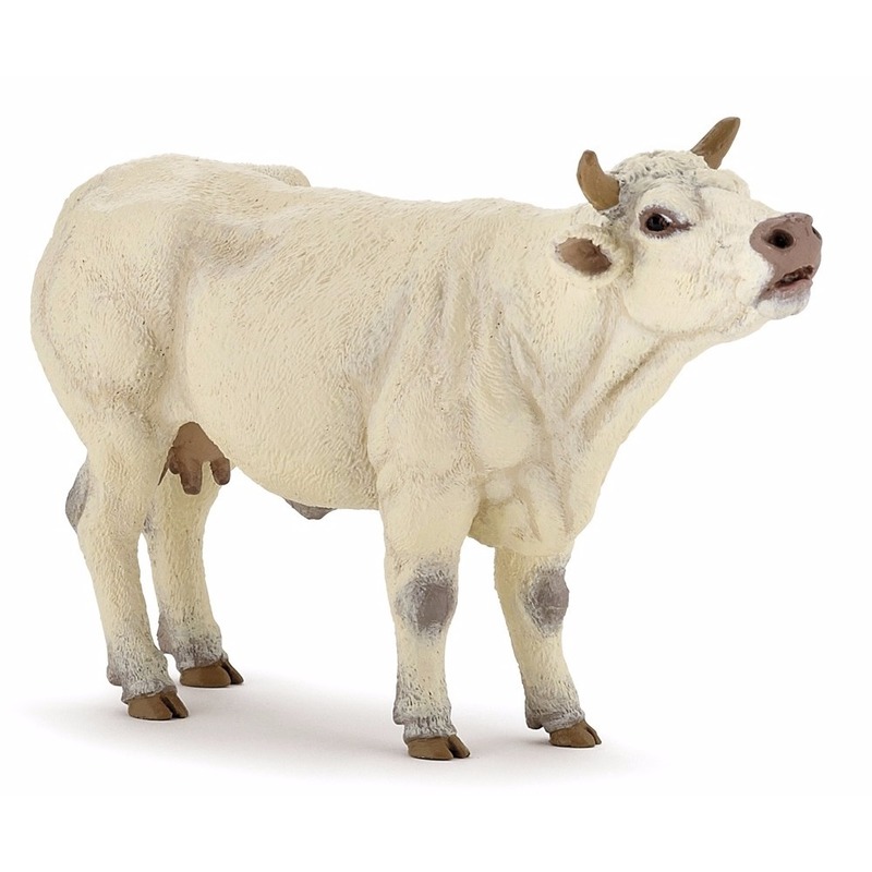 Franse Charolais koe speeldiertje 14 cm