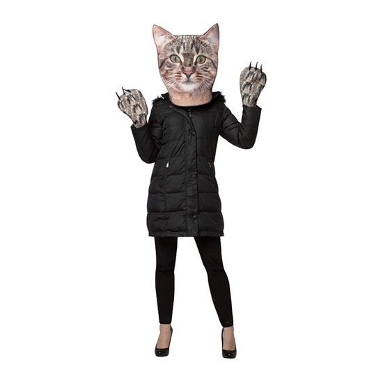 Afbeelding Fun katten verkleedset voor volwassenen door Animals Giftshop