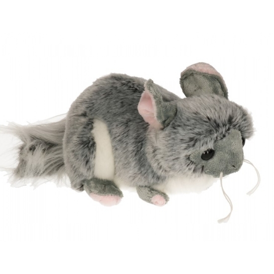 Afbeelding Grijs chinchilla knuffeltje 20 cm door Animals Giftshop