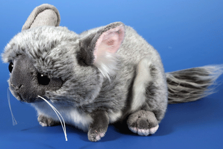 Afbeelding Grijs chinchilla knuffeltje 20 cm door Animals Giftshop