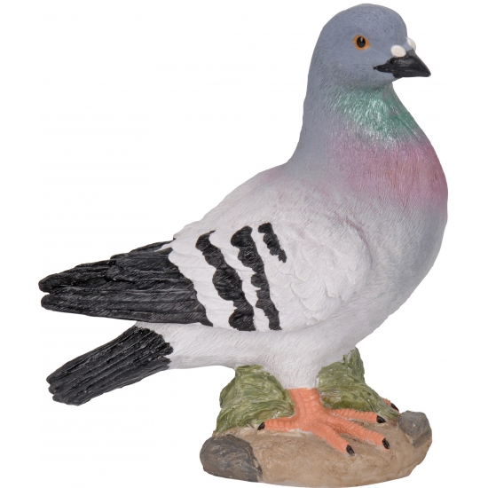 Afbeelding Grijze duif van steen 24 cm door Animals Giftshop