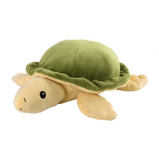 Groene schildpadden heatpack/coldpack knuffels 23 cm knuffeldieren