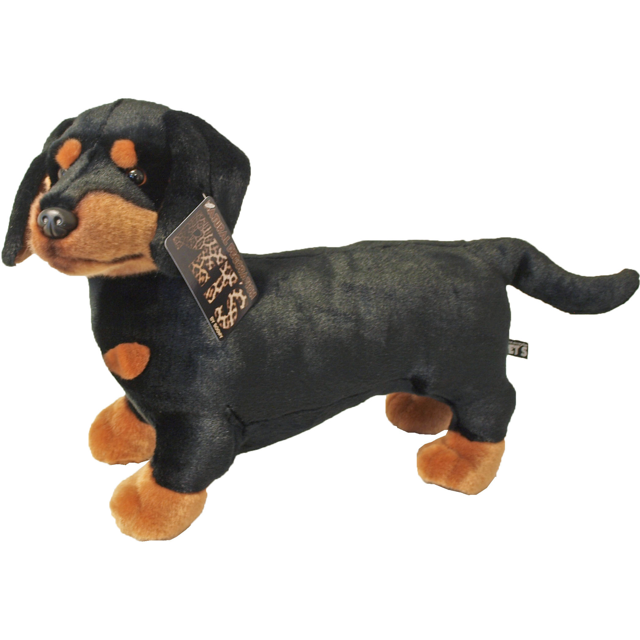 Afbeelding Grote bruin/zwarte honden knuffels 45 cm knuffeldieren door Animals Giftshop