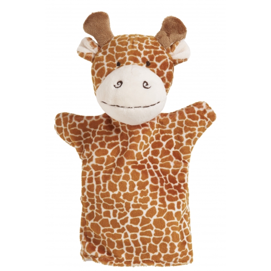 Afbeelding Handpop giraffe 23 cm door Animals Giftshop