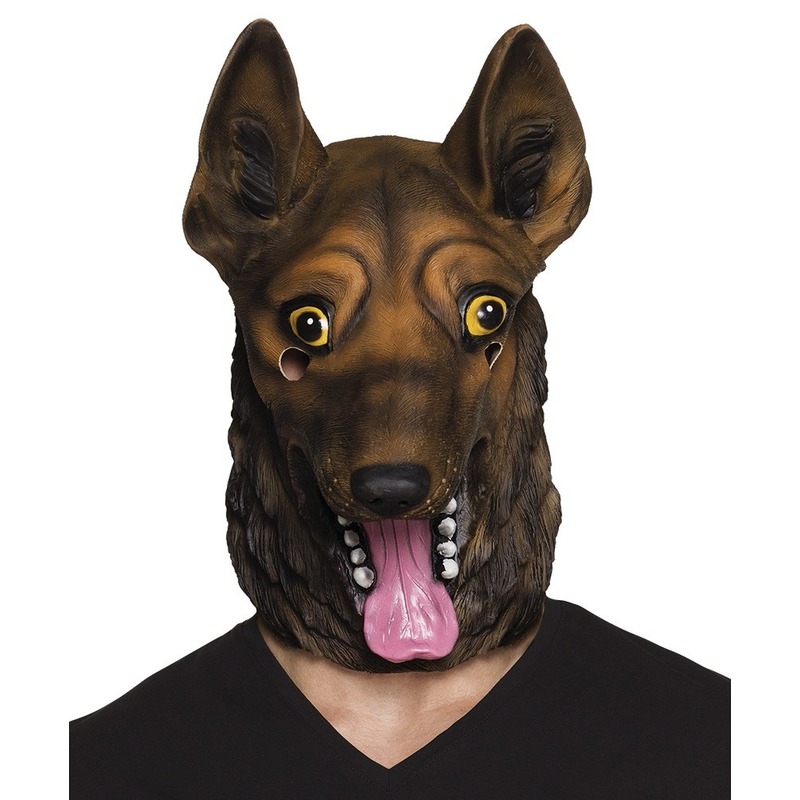Afbeelding Herdershonden masker voor volwassenen door Animals Giftshop