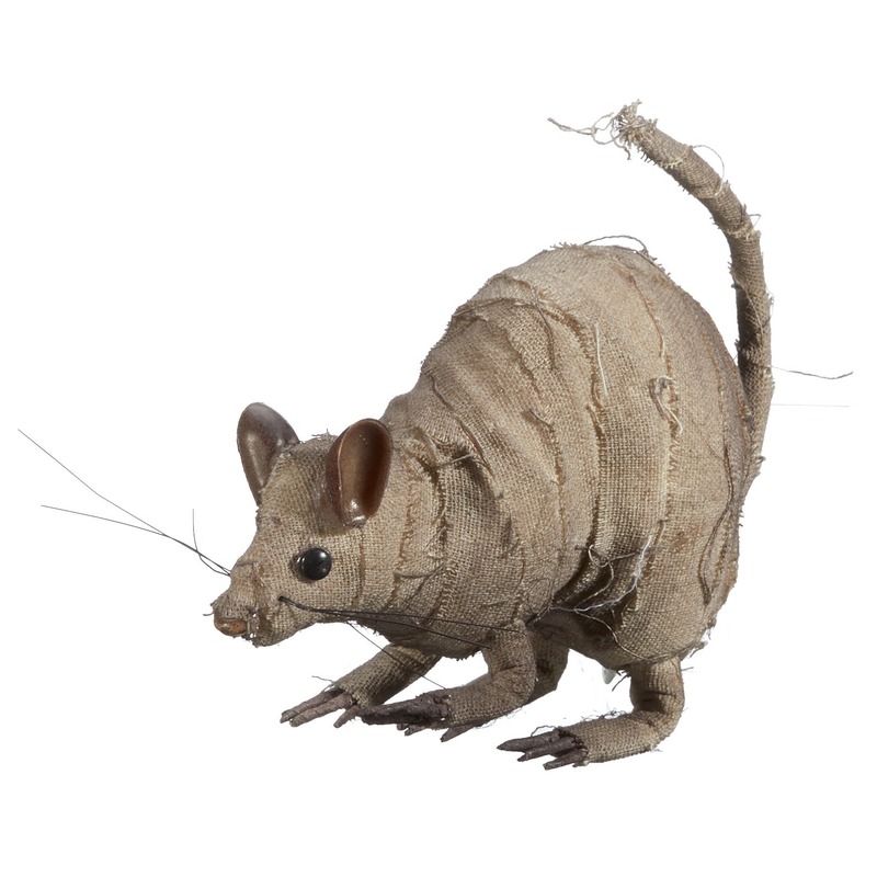 Afbeelding Horror thema versiering enge beestjes rat 14 cm door Animals Giftshop