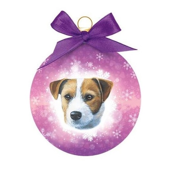 Afbeelding Huisdieren kerstballen Jack Russells honden 8 cm door Animals Giftshop