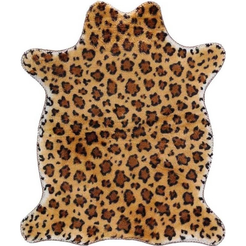 Afbeelding Jachtluipaard pluche namaak dierenvel kleed 90 cm door Animals Giftshop