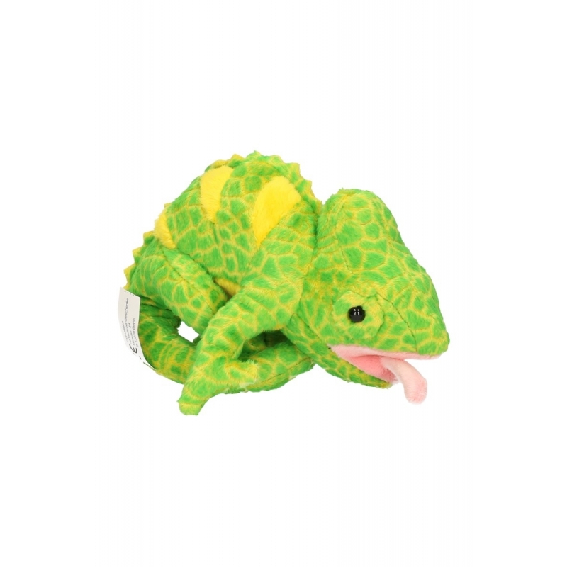 Afbeelding Kameleon knuffel 19 cm door Animals Giftshop