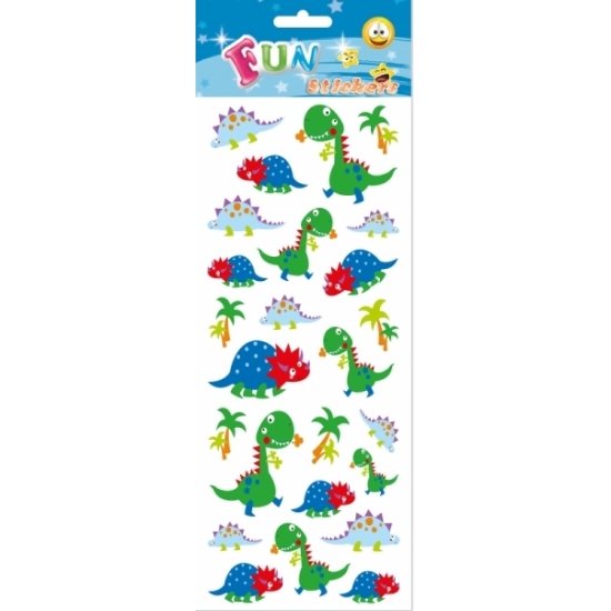 Afbeelding Kinder dino stickers cartoon door Animals Giftshop
