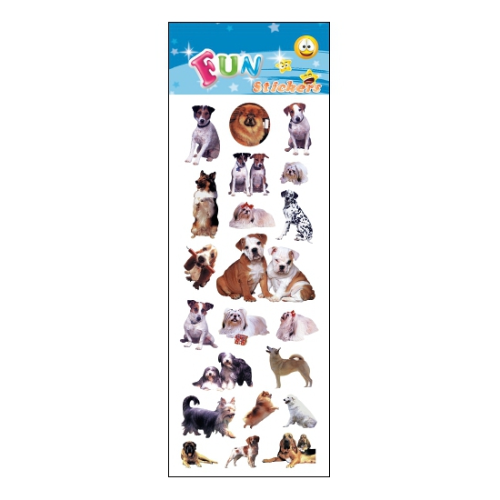 Afbeelding Kinder honden stickers door Animals Giftshop