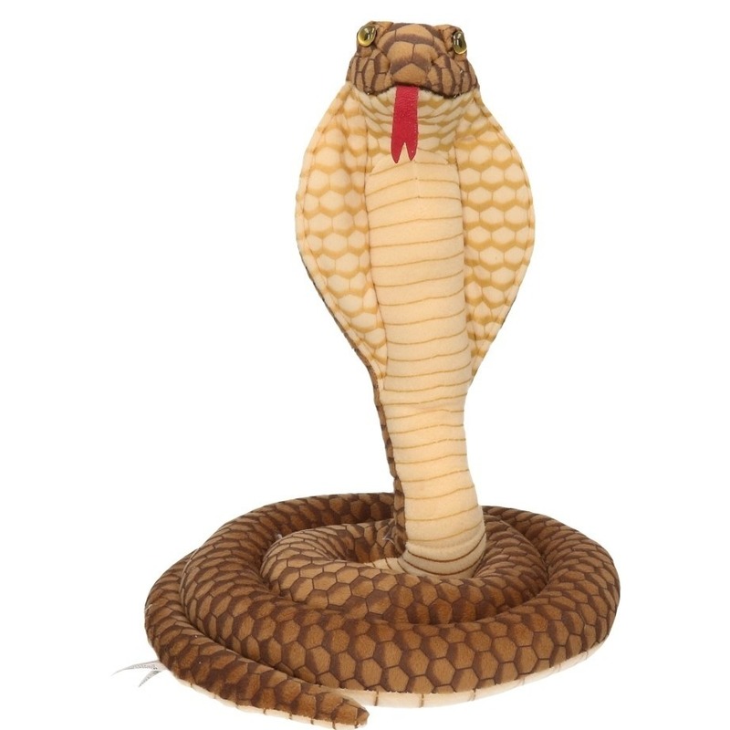 Afbeelding Knuffel cobra slang 170 cm door Animals Giftshop