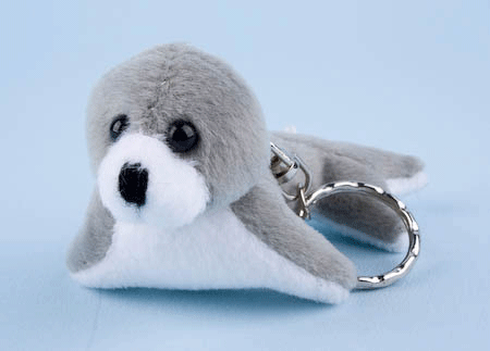Afbeelding Knuffel zeehond sleutelhanger 10 cm door Animals Giftshop