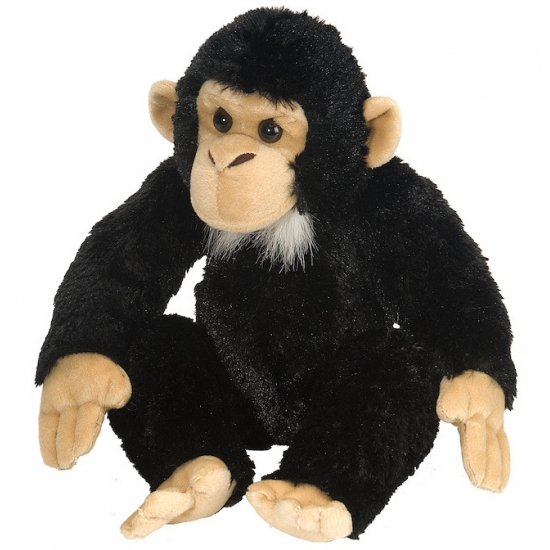 Afbeelding Knuffeldier chimpansee 30 cm door Animals Giftshop