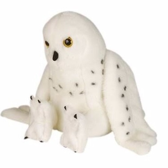 Afbeelding Knuffeldier sneeuwuil 30 cm door Animals Giftshop