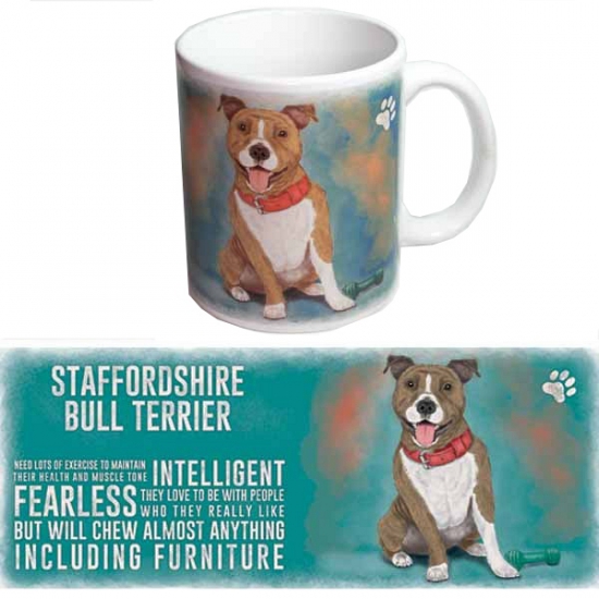 Afbeelding Koffie beker Bull terrier hond door Animals Giftshop