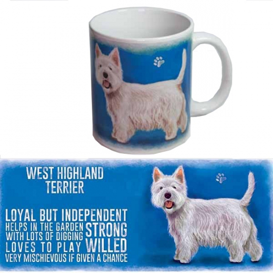 Afbeelding Koffie beker West Higland terrier hond door Animals Giftshop