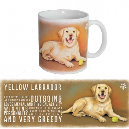 Afbeelding Koffie bekers Labrador Retriever hond 300 ml door Animals Giftshop