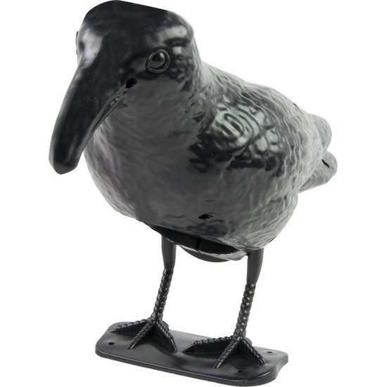 Afbeelding Kunststof vogelverschrikker / duivenverjager met geluid 34 cm door Animals Giftshop