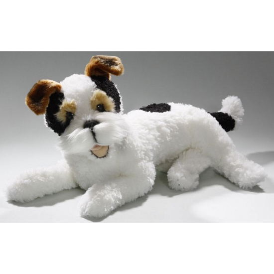 Afbeelding Liggende knuffel fox terrier 42 cm door Animals Giftshop