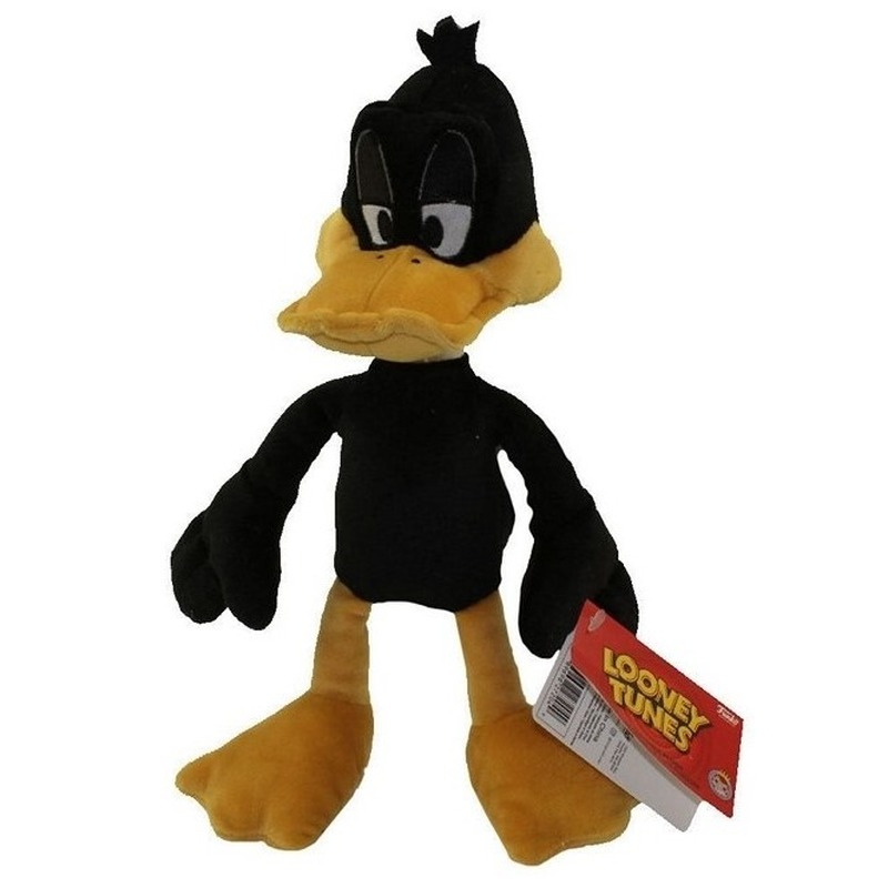 Looney Tunes Daffy Duck knuffel van pluche 18 cm