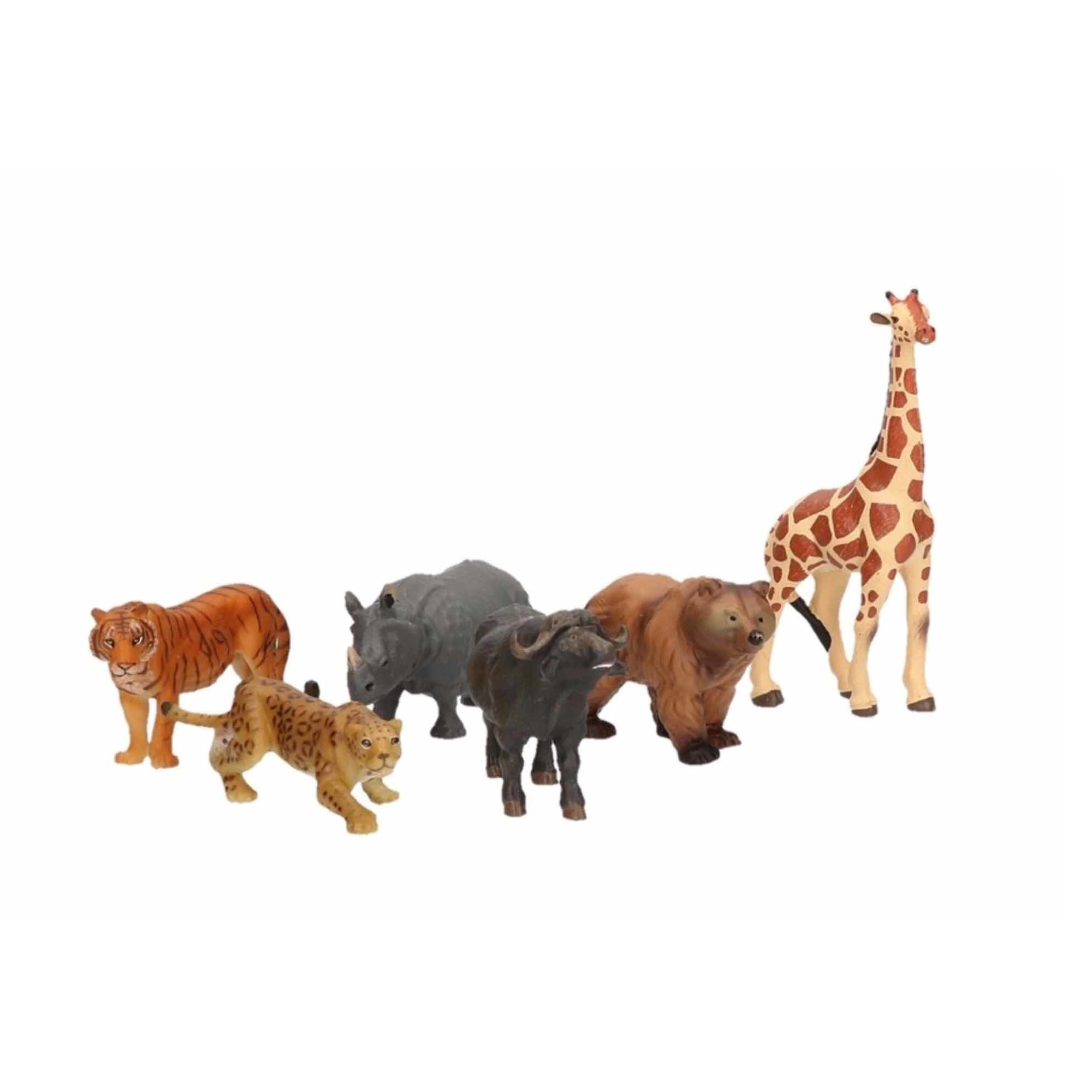 Afbeelding Luxe speelfiguren safari dieren 6,5 cm door Animals Giftshop