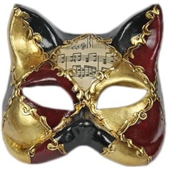 Afbeelding Luxueus masker muziek kat door Animals Giftshop