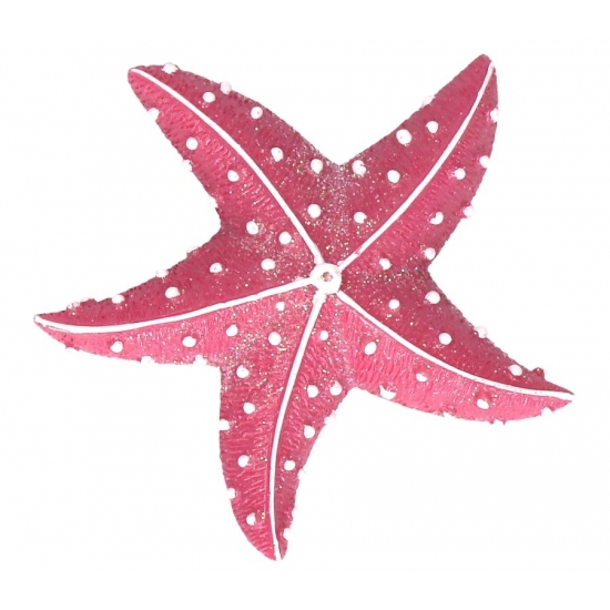 Afbeelding Magneet zeester roze 7.5 cm door Animals Giftshop