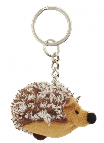Mini egel knuffel sleutelhanger 6 cm