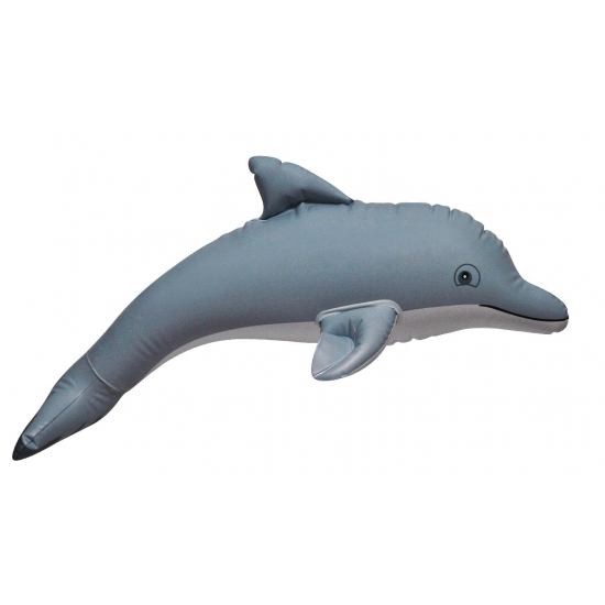 Afbeelding Opblaas dolfijn grijs 51 cm door Animals Giftshop