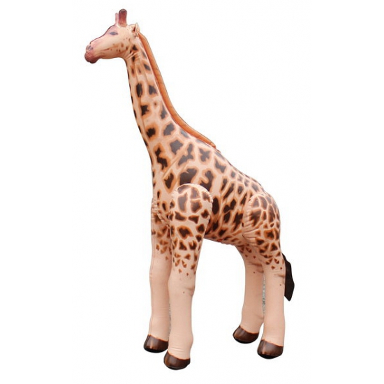 Afbeelding Opblaas giraffe bruin 92 cm door Animals Giftshop
