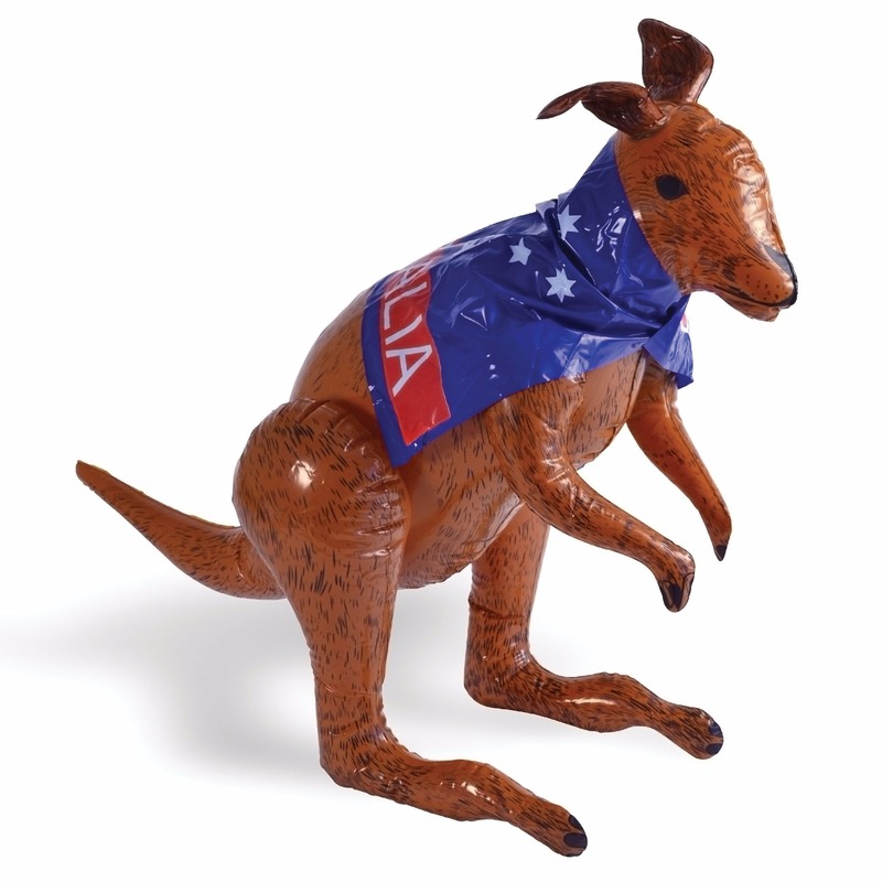 Afbeelding Opblaasbare kangoeroe decoratie door Animals Giftshop